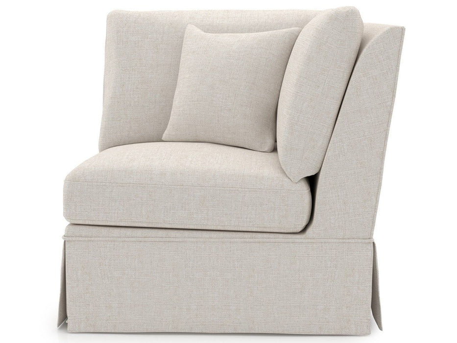Henri - Skirted Corner, Special Order - White Universal Furniture