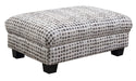 Andie - Ottoman - Ink Dot Emerald Home