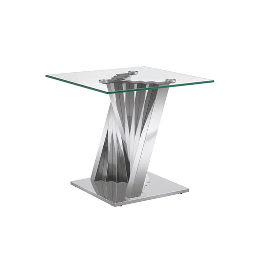 Table With Twisted Fan Shaped Legs Home Essentials