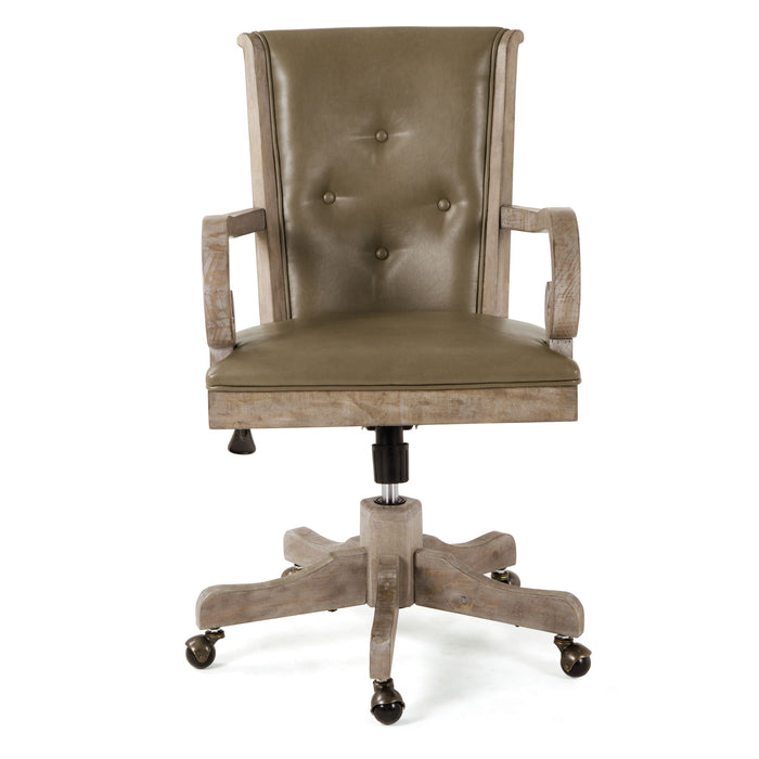 Tinley Park - Fully Upholstered Swivel Chair - Dove Tail Gray Magnussen Furniture