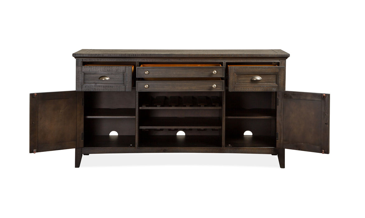 Westley Falls - Buffet - Graphite Magnussen Furniture