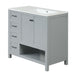 Modern Bathroom Vanity With Sink Top, 2 Doors And 2 Drawers Hearth and Haven