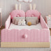 Platform Bed With Animal Pillows And Storage Bags Dreamland