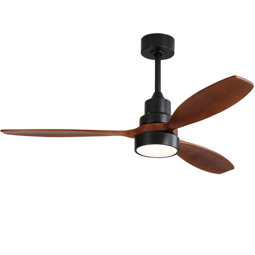Ceiling Fan With Reversible DC Motor, LED Light, Solid Blades, Remote Control Daily Nest