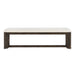 Backless Upholstered Dining Bench Emerald Home