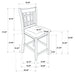 Lattice Back Counter Height Stools (Set of 2) Furniture Max