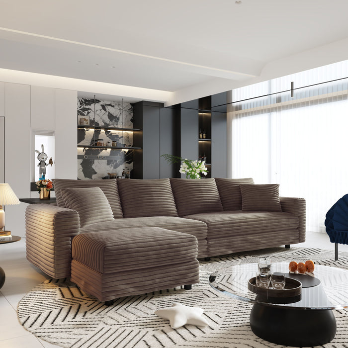 Modern Comfy Upholstered Sofa Cloud Couch & Deep Seat Couches Home Essentials