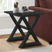 Compact Accent End Table, Square, Transitional 8th Street