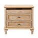 Nightstand With Charging Station, 3 Drawer Storage Table Home Essentials