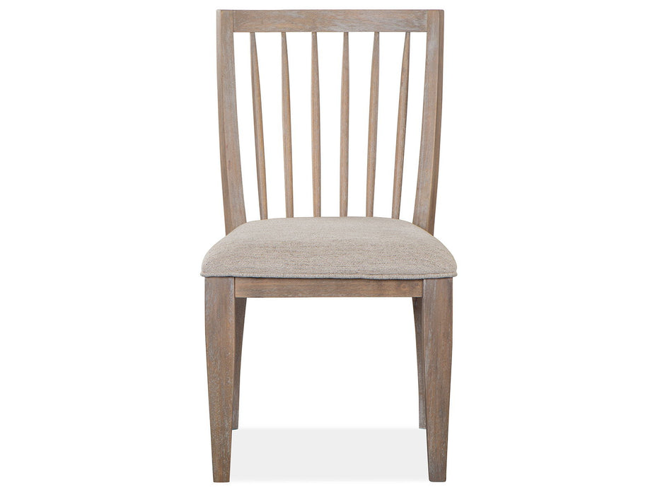 Ainsley - Dining Side Chair With Upholstered Seat (Set of 2) - Cerused Khaki Magnussen Furniture