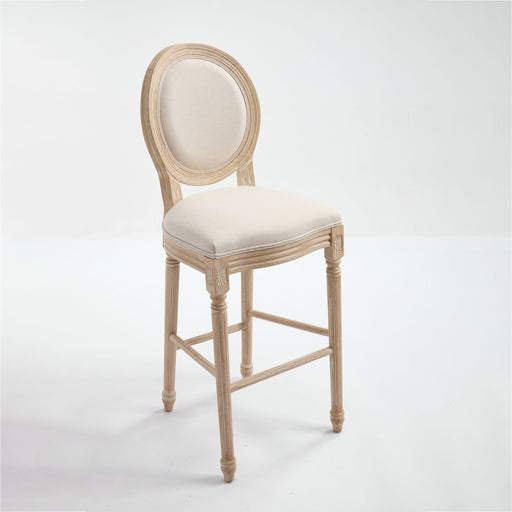French Country Bar Chairs & Round Back (Set of 2) Home Essentials