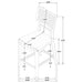 Kimpton - Counter Side Chair (Set of 2) - Beige Furniture Max