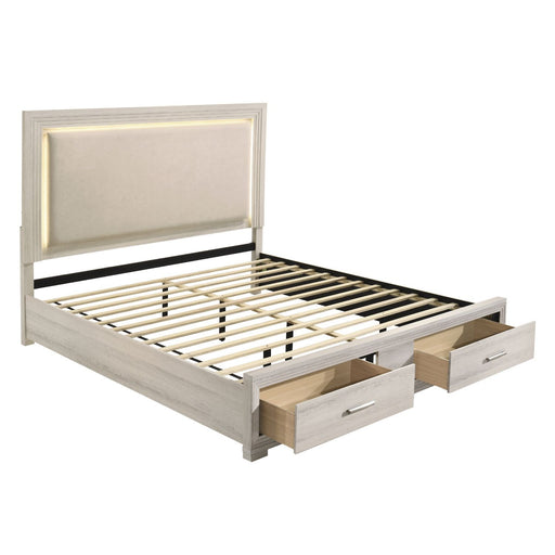 Colorado - Bed With Upholstered LED Headboard Matrix Furniture Group