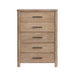 Anika - 5 Drawer Chest - Natural / Brown New Classic