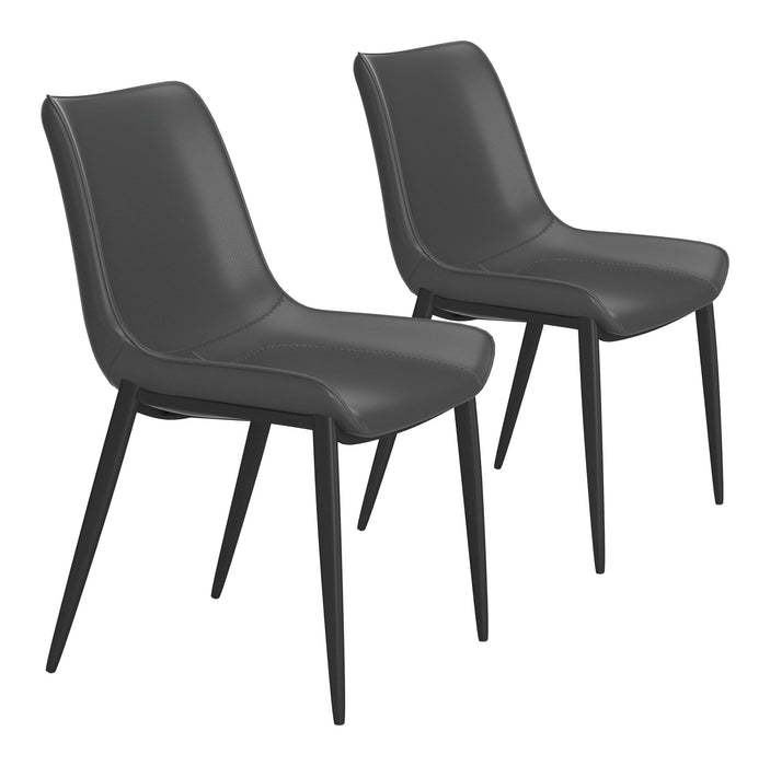 Magnus - Dining Chair (Set of 2) - Black Zuo Modern