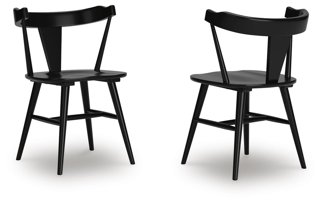 Gretlynn - Dining Room Side Chair (Set of 2) - Black Signature Design by Ashley®
