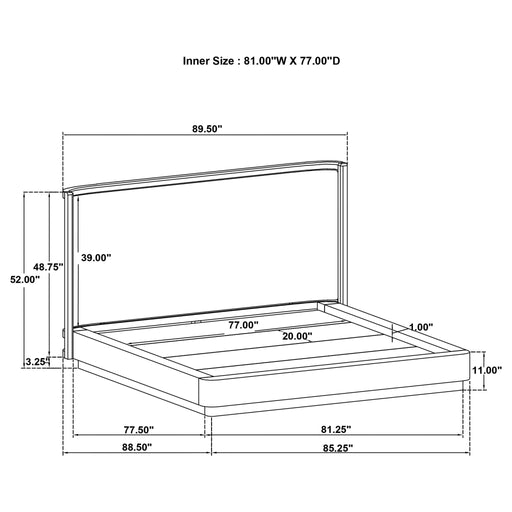 Kimpton - Wingback Bed Furniture Max