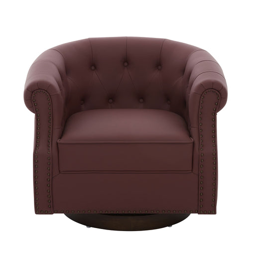 360° Swivel Accent Chair With Curved Back Noble House