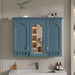 Wall Mount Mirror Cabinet With Adjustable Shelves, Soft Closing Hinges Hearth and Haven