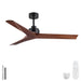 Ceiling Fan Without Light, DC Motor, No Light, Quiet Reversible Ceiling Fan For Living Room - Black Daily Nest