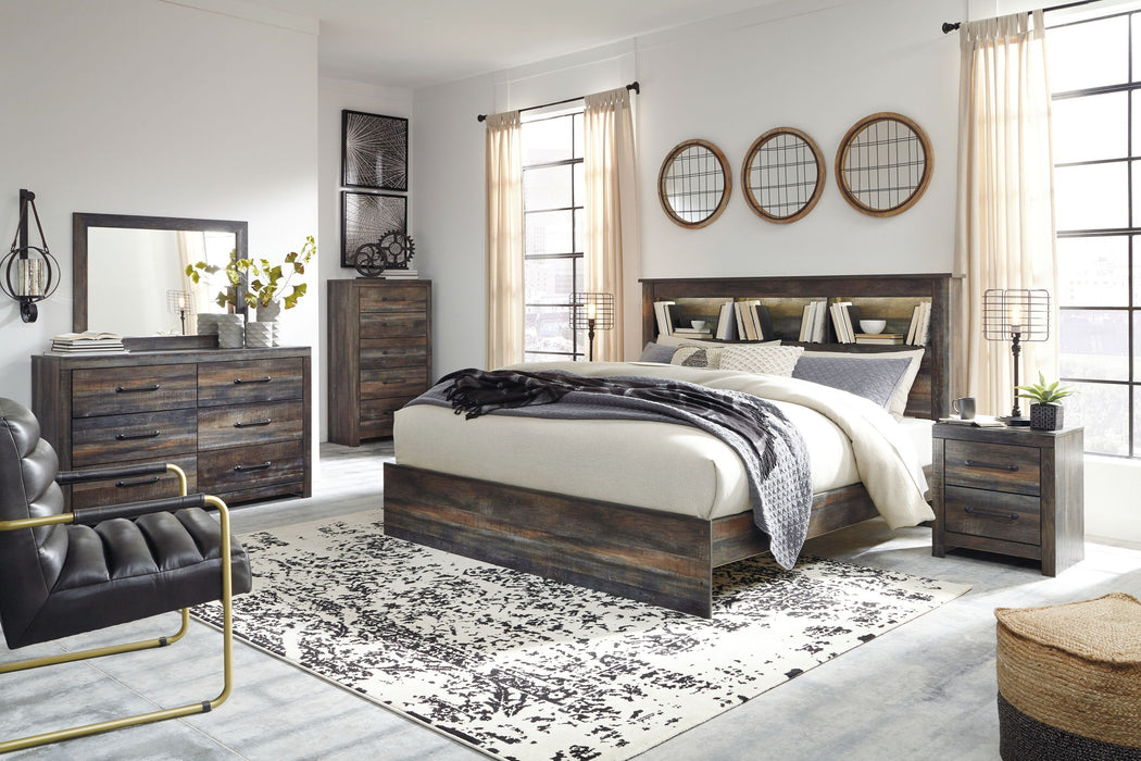 Drystan - Panel Bookcase Bed Signature Design by Ashley®