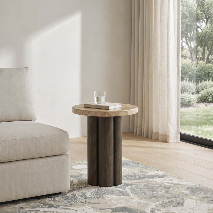 Darimore - Chair Side End Table - Burnished Brown Signature Design by Ashley®