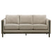 Fisher - Upholstered Panel Arm Sofa - Taupe Furniture Max