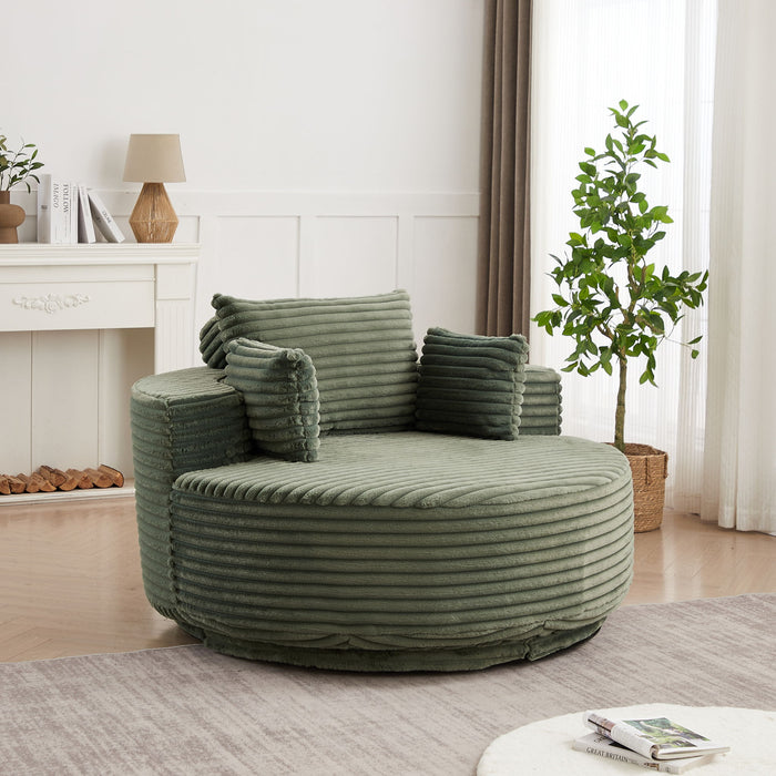 Swivel Chair With 360° Rotation For Living Room Home Essentials