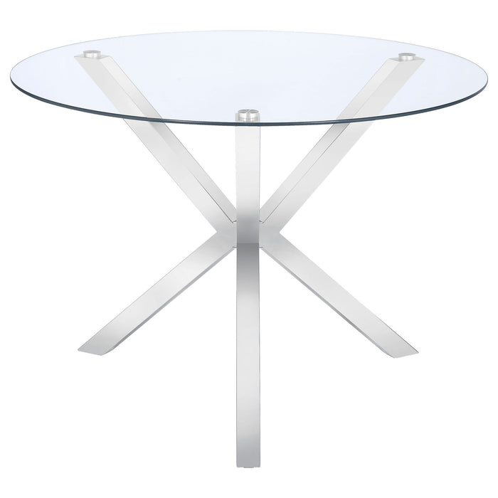 Isolde - Dining Table - Chrome Furniture Max