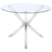 Isolde - Dining Table - Chrome Furniture Max