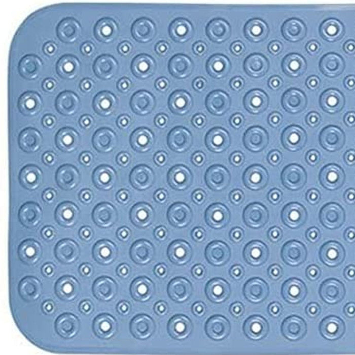 Bubbles Drain Hole Bathrub Mat - Blue