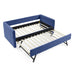 Upholstered Daybed With Pop Up Trundle Home Essentials
