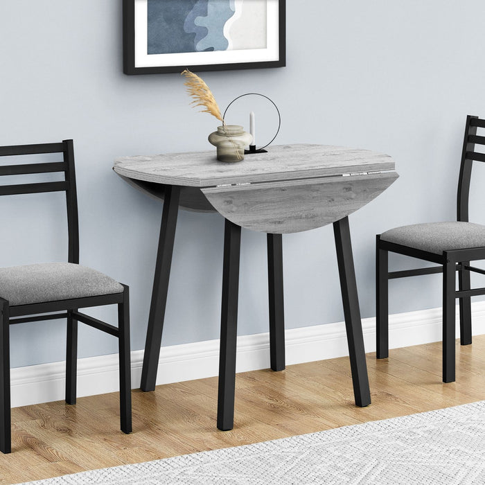 3 Pieces Dining Table Set, Small, Drop Leaf, Contemporary & Modern 8th Street