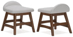 Lyncott - Home Office Desk Chair - Light Gray / Brown Signature Design by Ashley®
