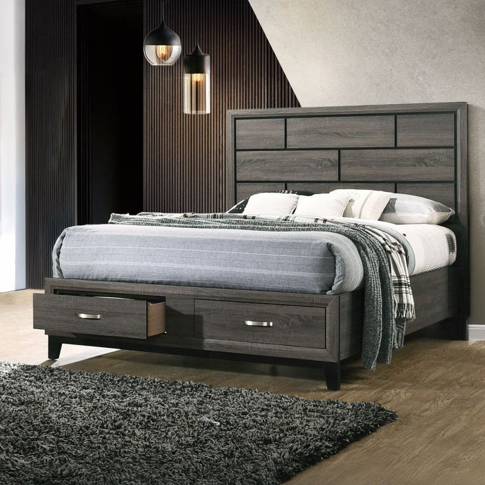 Valdemar - Bed w/Storage ACME