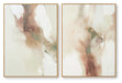 Brettwarth - Wall Art Set (Set of 2) - Green / Blue / Yellow Signature Design by Ashley®