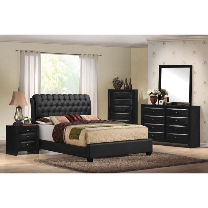 Ireland II - Bed (Button Tufted) ACME