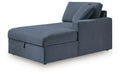 Modmax - RAF Corner Chaise With Storage - Ink Signature Design by Ashley®