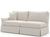 Henri - Skirted Loveseat LAF, Special Order - White Universal Furniture
