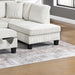 Sectional Sofa With Storage Ottoman And Pillows Home Essentials