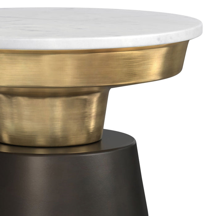 Jaxine - Side Table - Black / Gold Simpli-Home