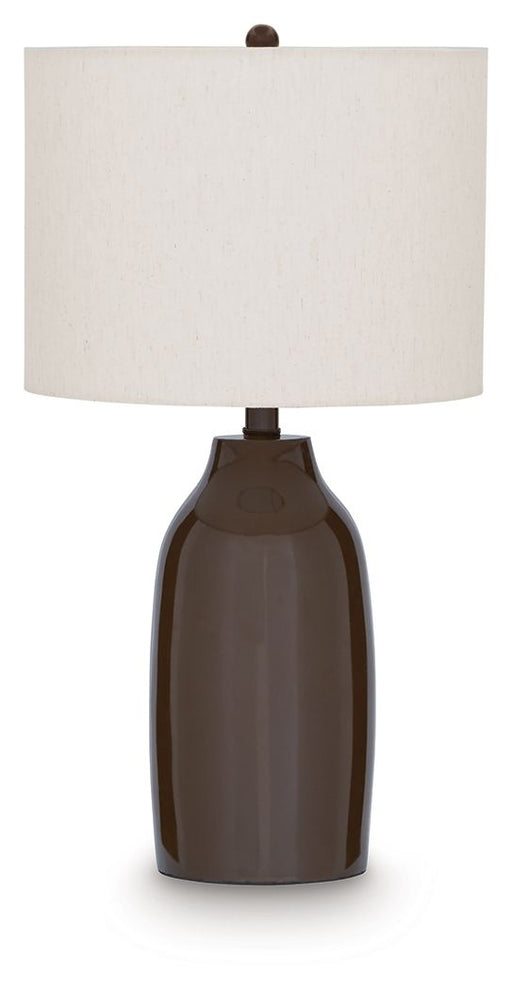 Jyler - Terracotta Table Lamp - Brown Signature Design by Ashley®