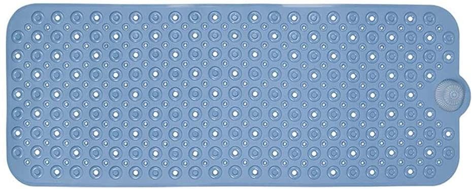 Bubbles Drain Hole Bathrub Mat - Blue