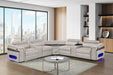 Nova - Sectional With Bluetooth Speaker, LED And Lifting Wine Cabinet Matrix Furniture Group