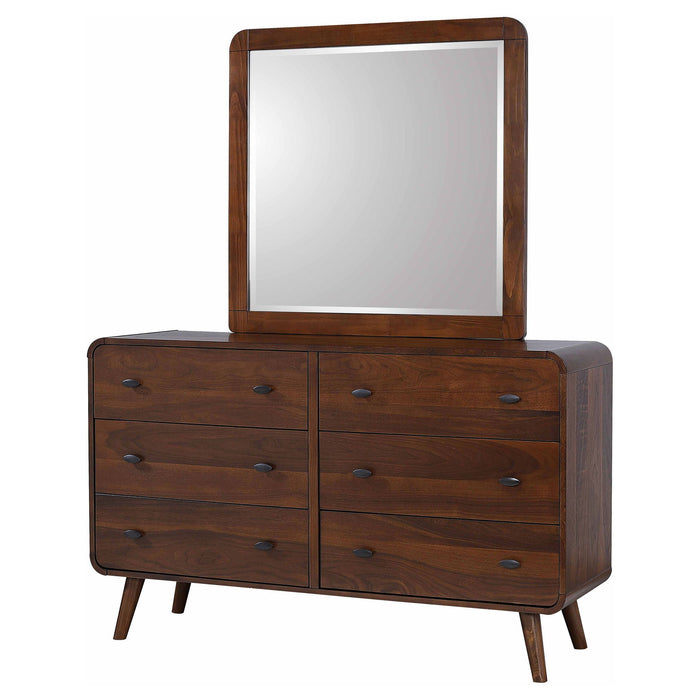 Winston - 6 Drawer Dresser With Mirror Furniture Max