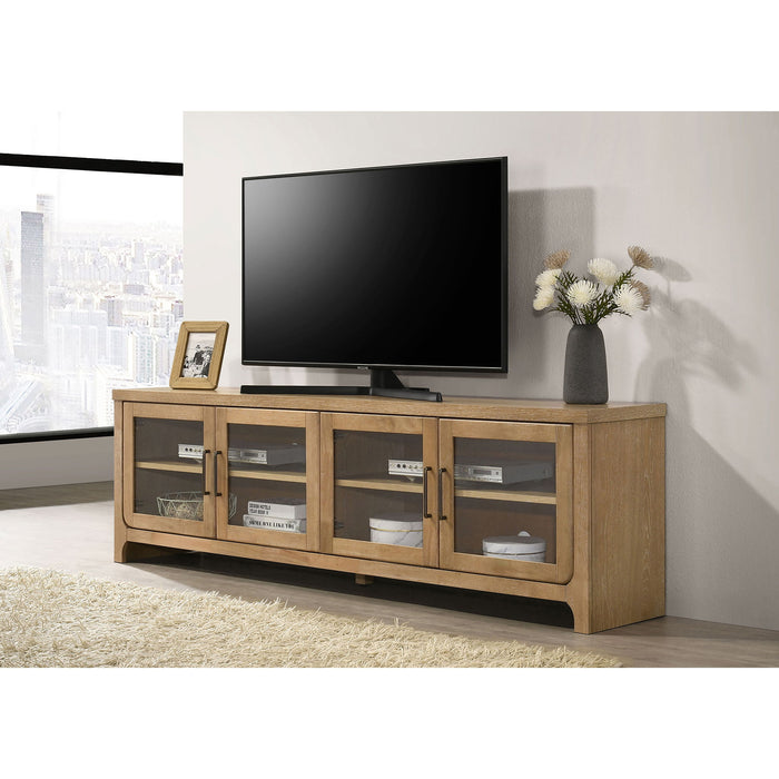 Trowbridge - 4 Door TV Stand - Oak Furniture Max