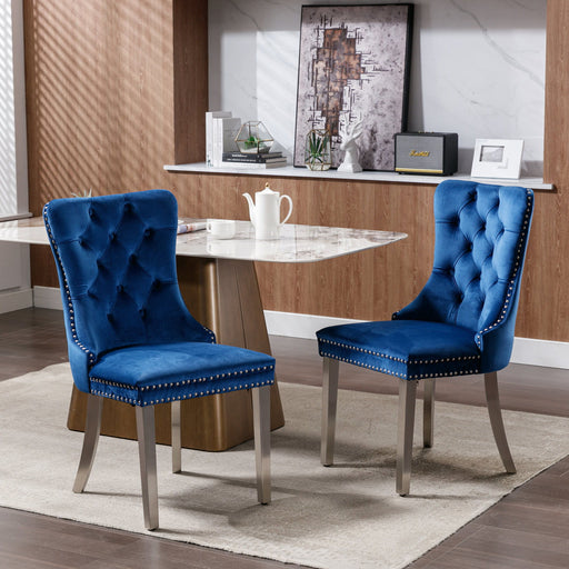Nikki - Contemporary Upholstered Dining Chair (Set of 2) Home Essentials