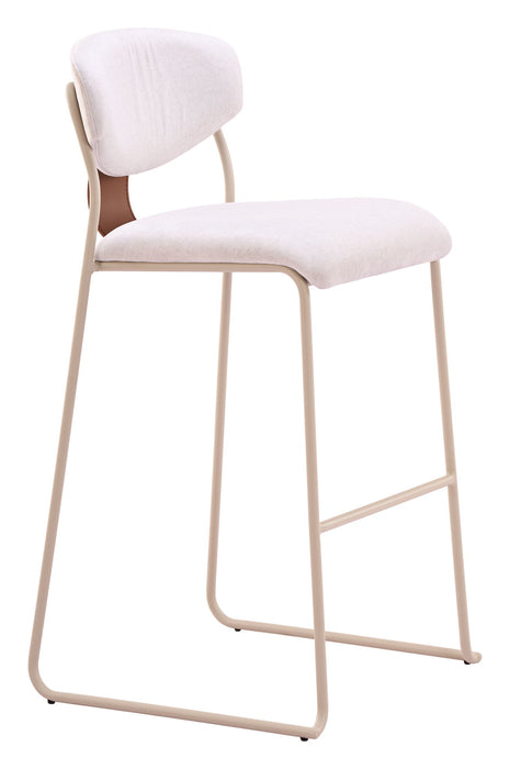 Meadow - Barstool (Set of 4) - White Zuo Modern
