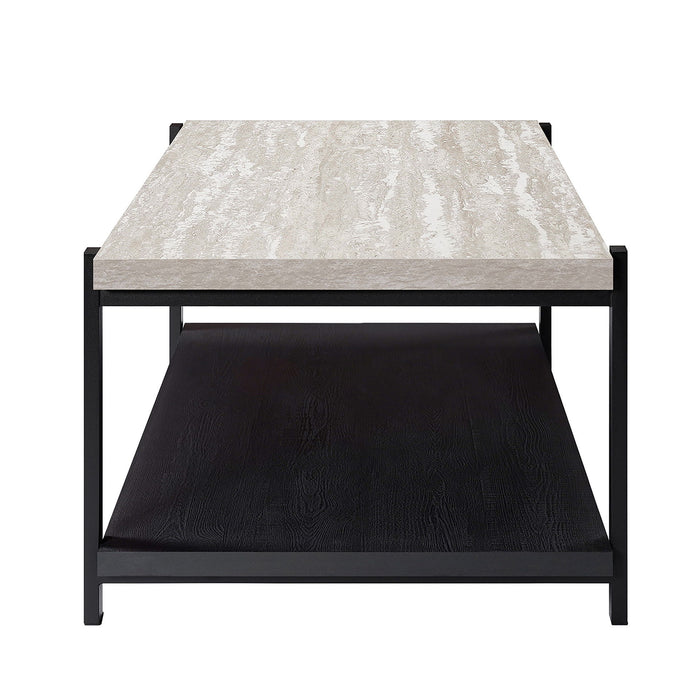 Linea - 3 Piece Occasional Set (1 Coffee & 2 End Tables) - Light Gray New Classic