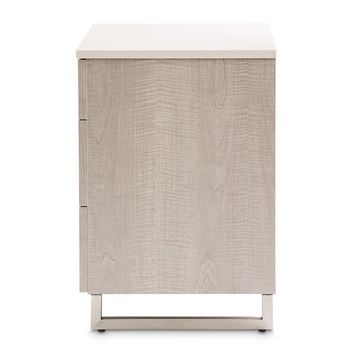 Marin - Nightstand - Beige